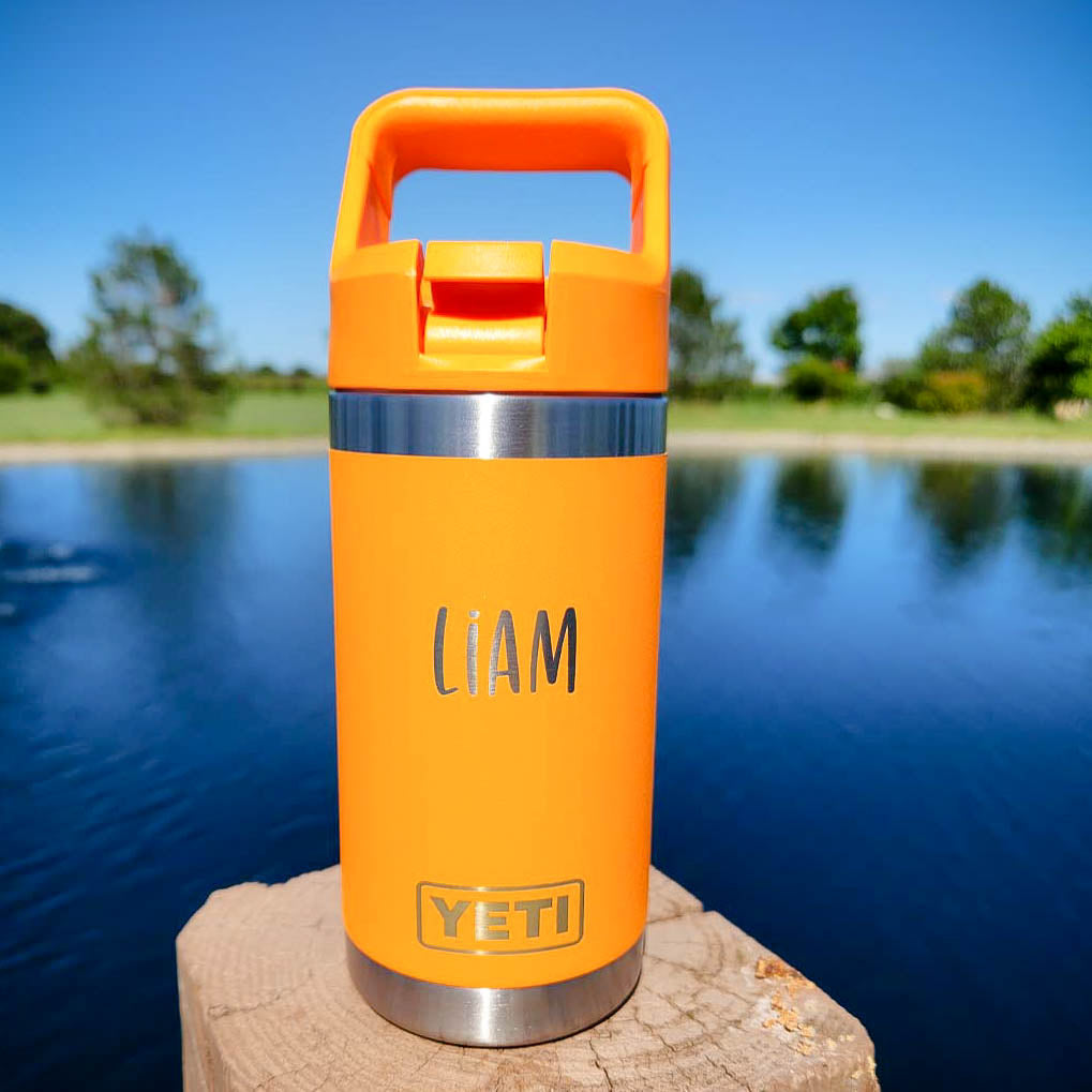 Personalized Engraved 12oz YETI Kids Water Bottle