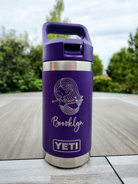 Personalized Engraved 12oz YETI Kids Water Bottle