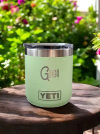 Monogram Engraved YETI Lowball Tumbler