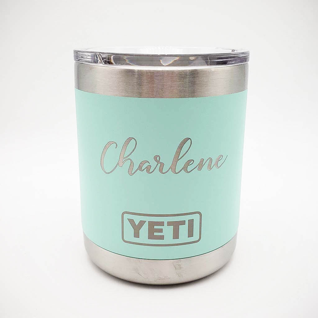 Monogram Engraved YETI Lowball Tumbler