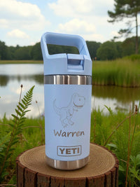 Personalized Engraved YETI 12oz Kids Water Bottle-2
