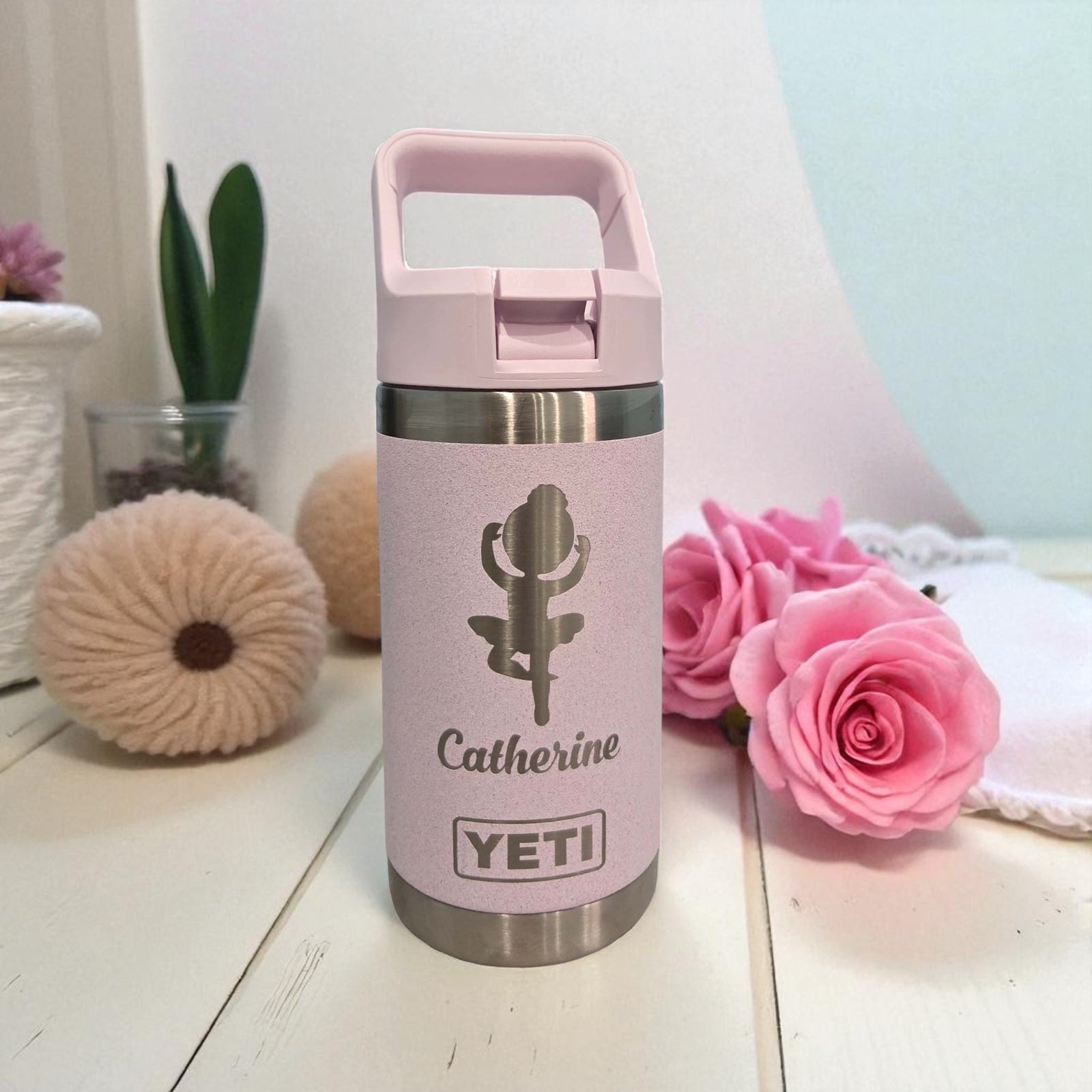 Personalized Engraved YETI 12oz Kids Water Bottle-2
