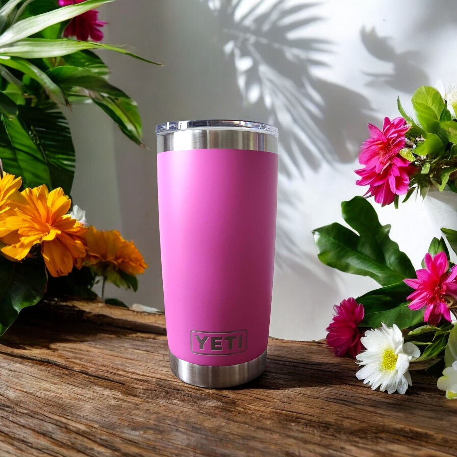 Autumn Leaves and Pumpkins Please Engraved YETI Tumbler