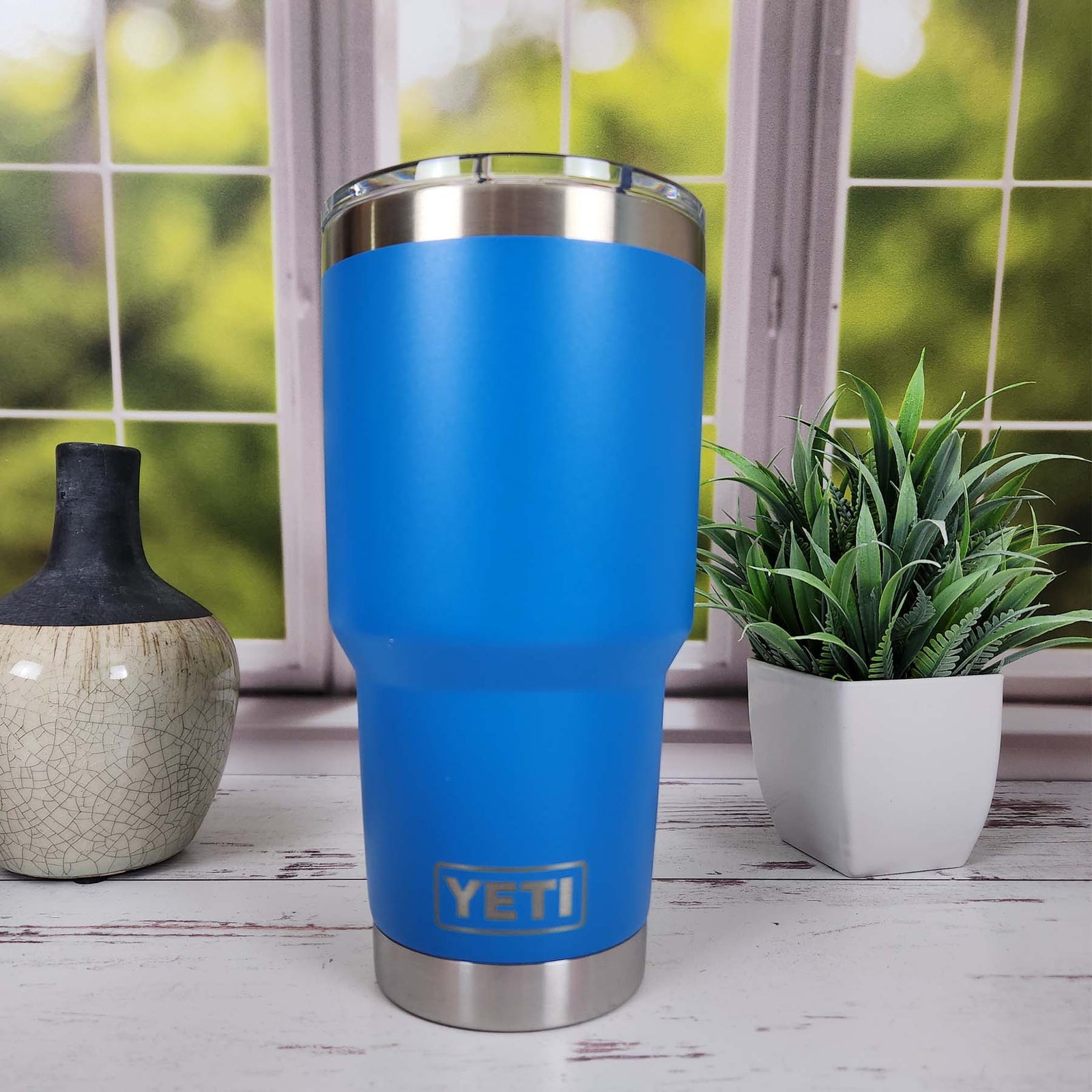 Cat Dad Engraved YETI Tumbler