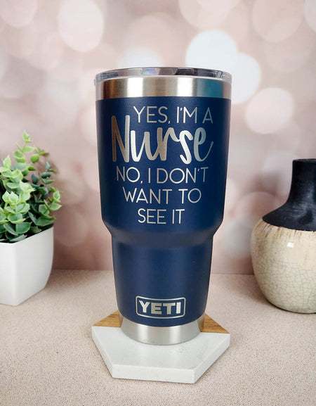Nurse Engraved YETI Tumbler