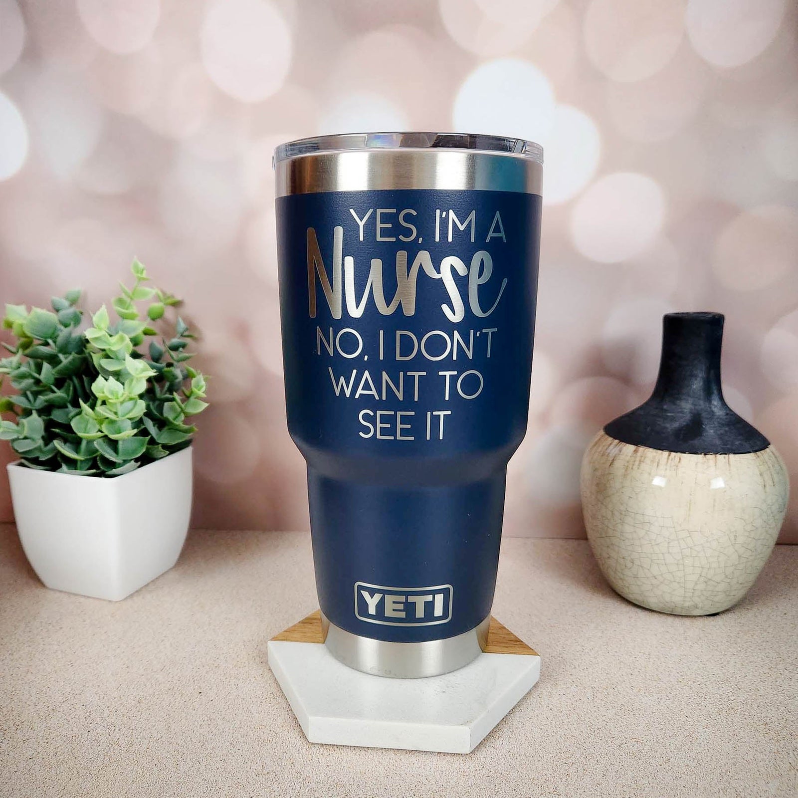 Nurse Engraved YETI Tumbler