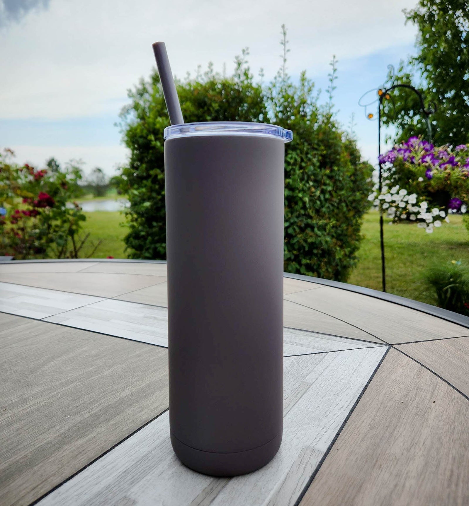 Personalized Engraved 20oz Skinny Tumbler Volcanic Matte by Sunny Box