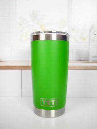 The Beach is My Happy Place - Engraved YETI Tumbler