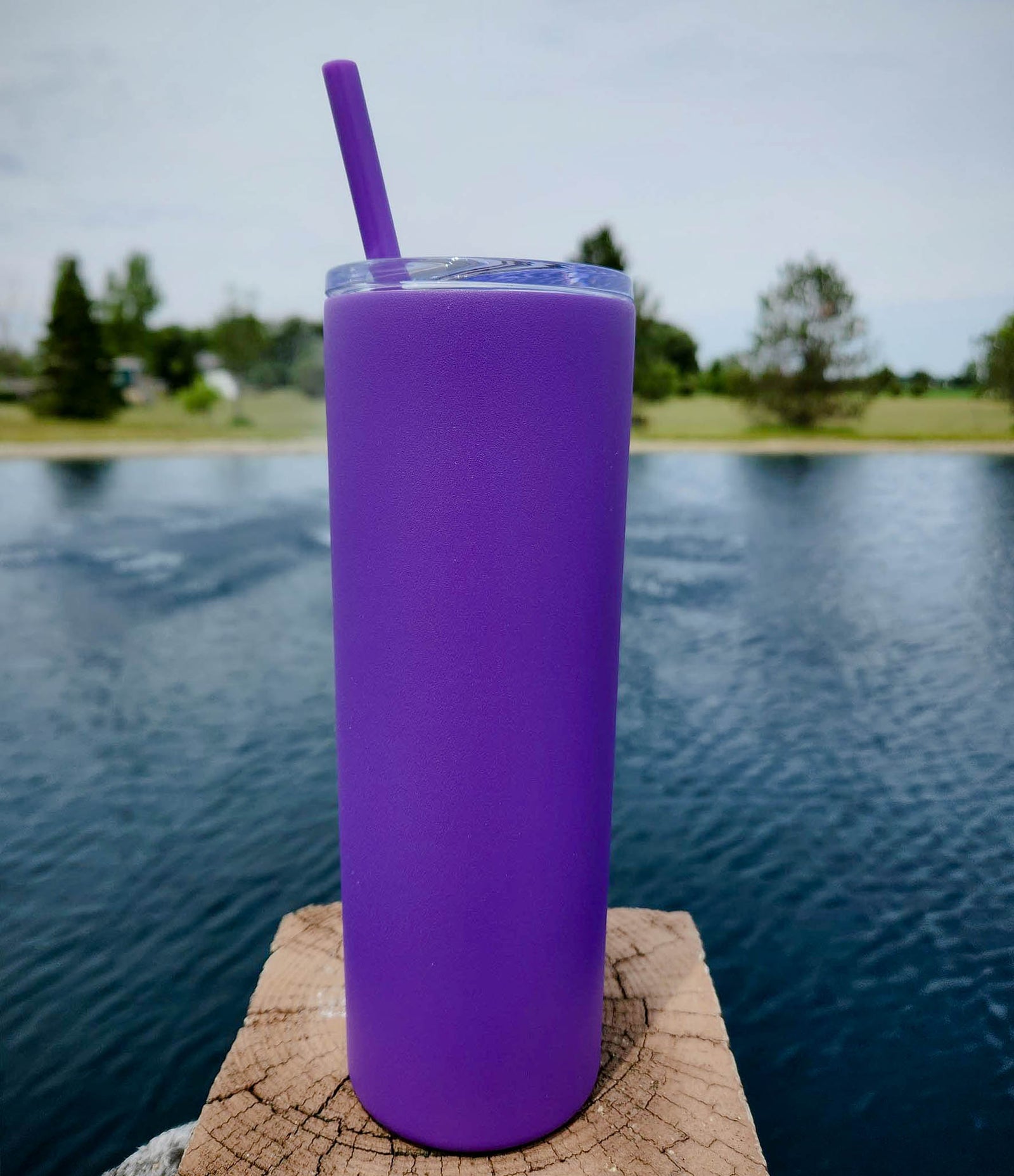 Volleyball Engraved 20oz Skinny Tumbler