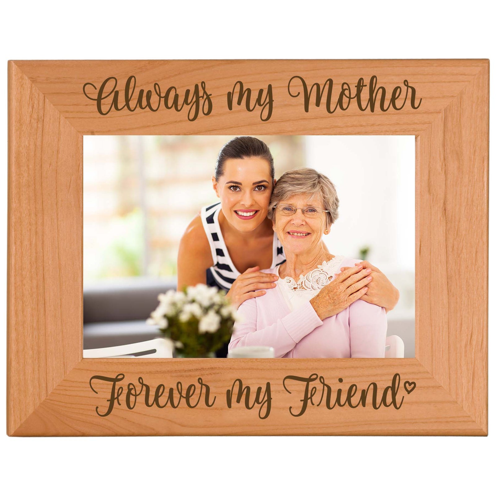 Personalized Engraved Mother Wood Picture Frame - Sunny Box