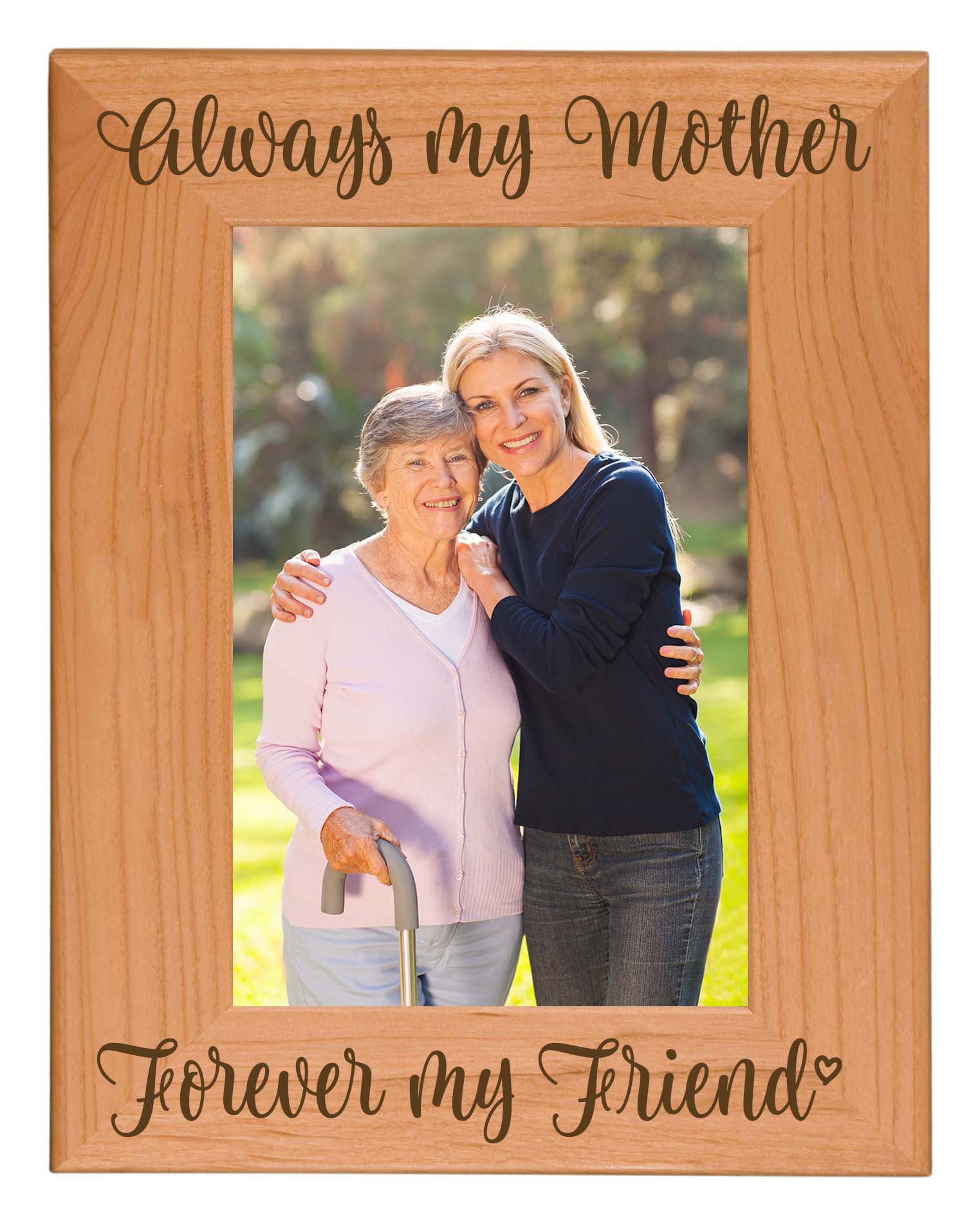 Personalized Engraved Mother Wood Picture Frame - Sunny Box