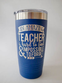 An Amazing Teacher Is Hard to Find - Engraved Polar Camel Tumbler