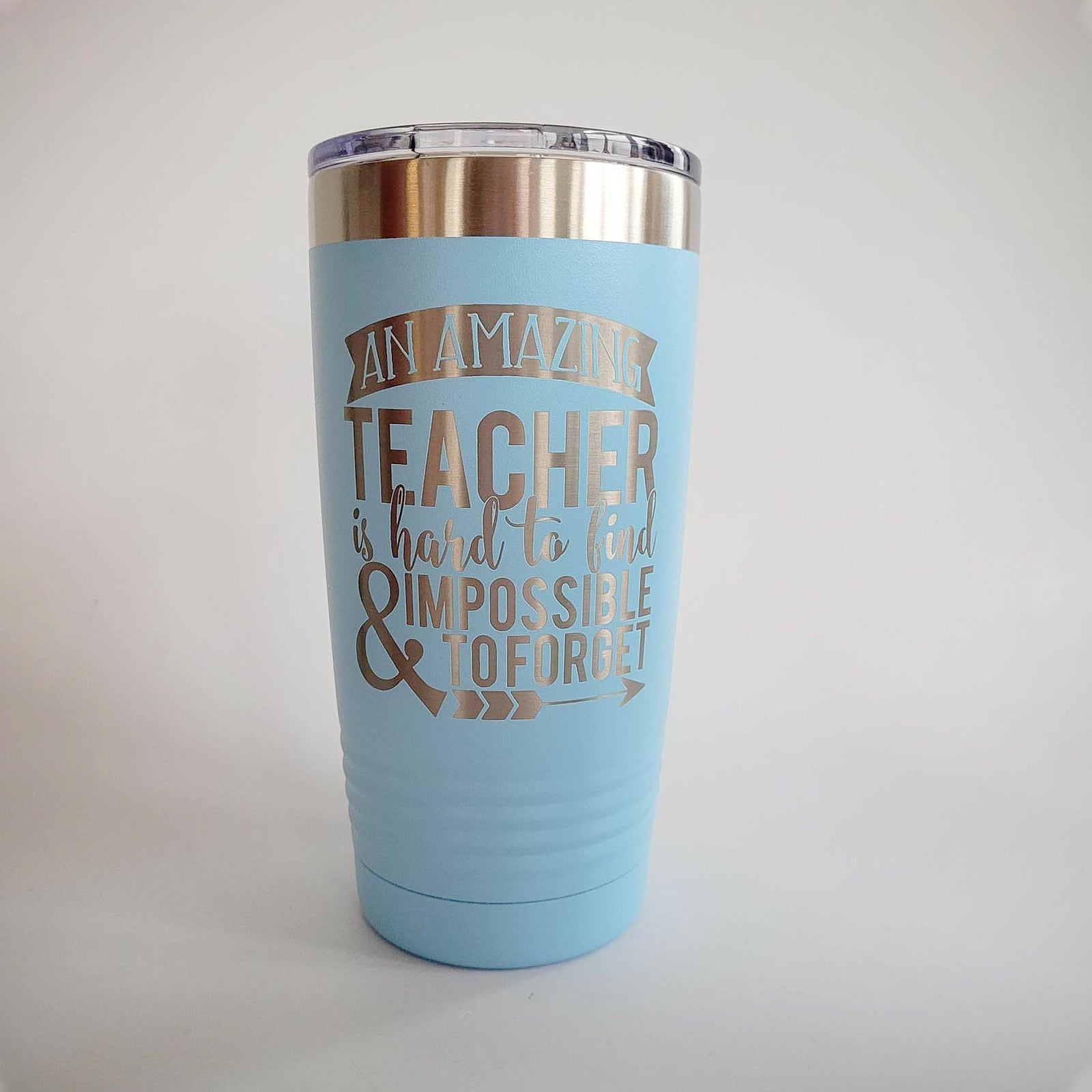 An Amazing Teacher is Hard To Find - Polar Camel 20oz Light Blue Tumbler - Sunny Box