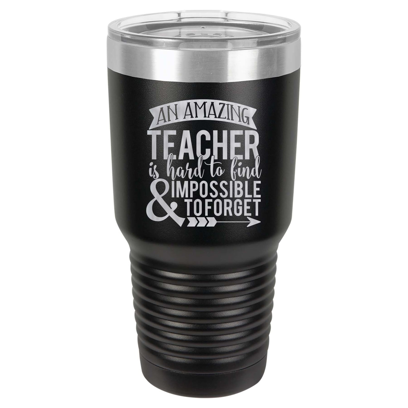 An Amazing Teacher is Hard To Find - Polar Camel 30oz Black Tumbler - Sunny Box