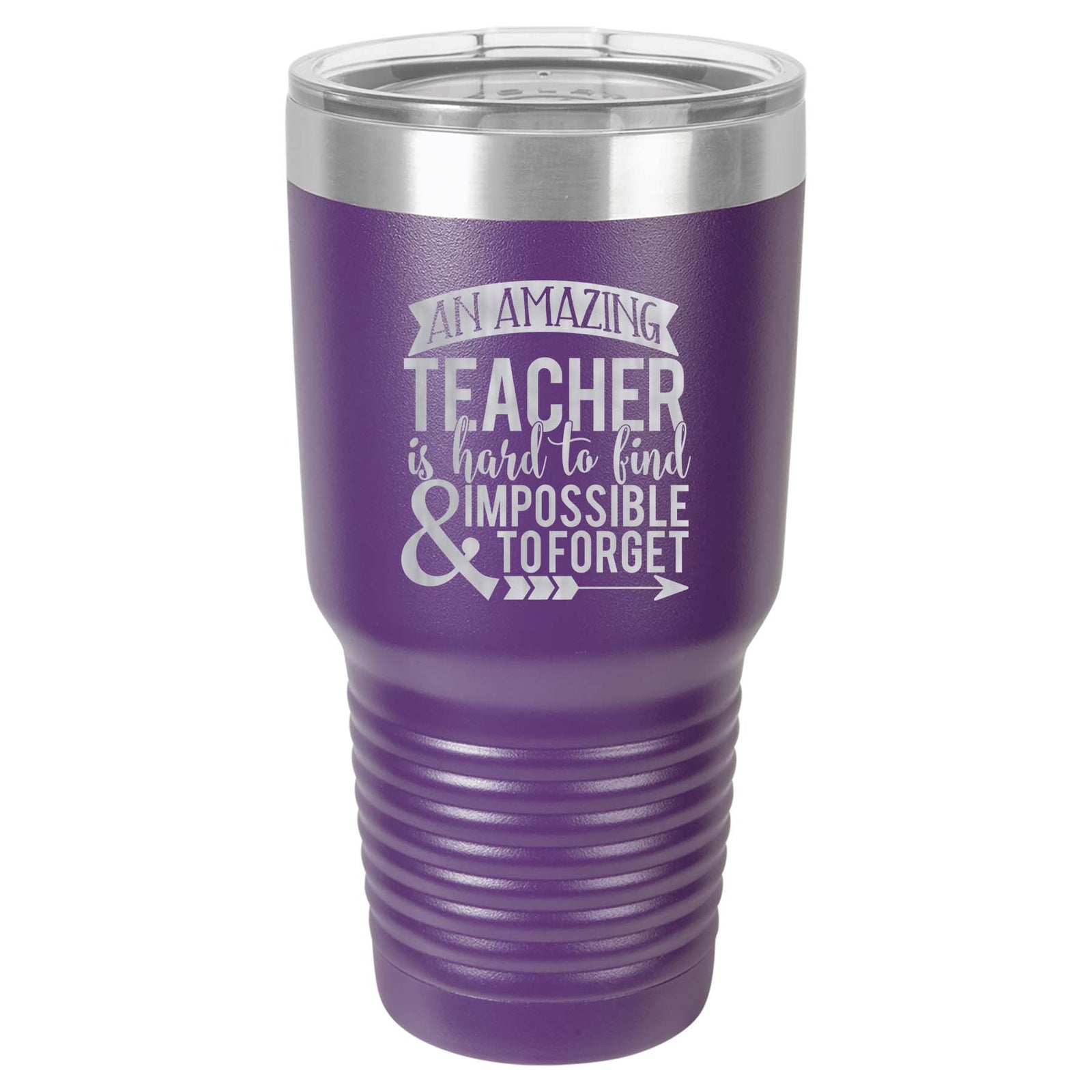 An Amazing Teacher is Hard To Find - Polar Camel 30oz Purple Tumbler - Sunny Box