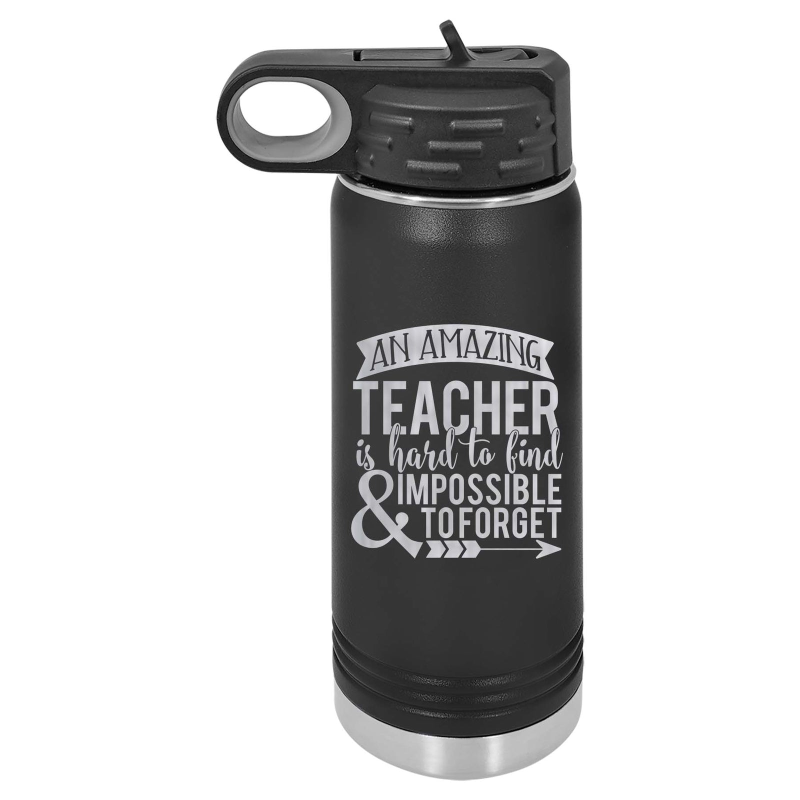 An Amazing Teacher is Hard To Find - Polar Camel 32oz Black Water Bottle - Sunny Box