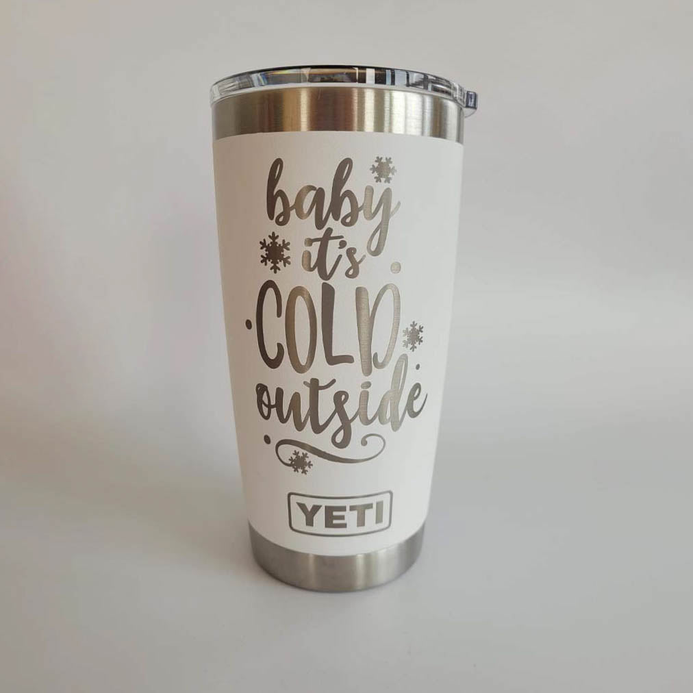 Baby It's Cold Outside - Christmas Engraved YETI Tumbler