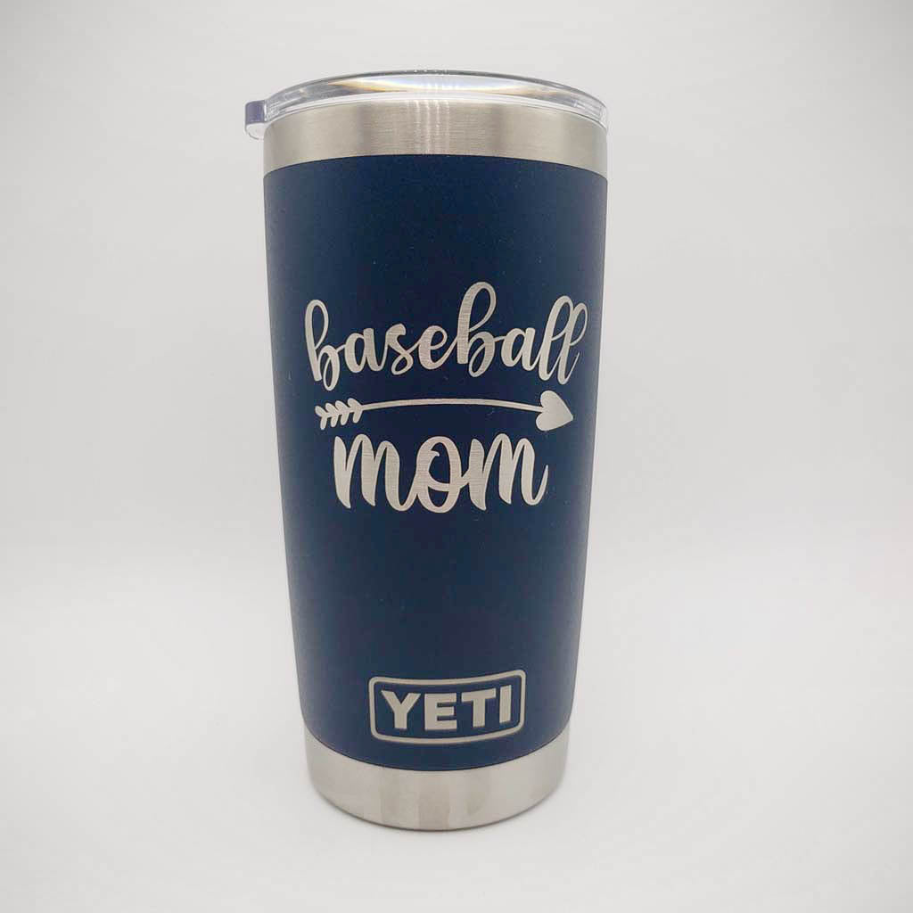 Baseball Mom - Engraved YETI Tumbler