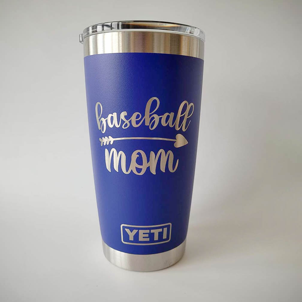 Baseball Mom - Engraved YETI Tumbler