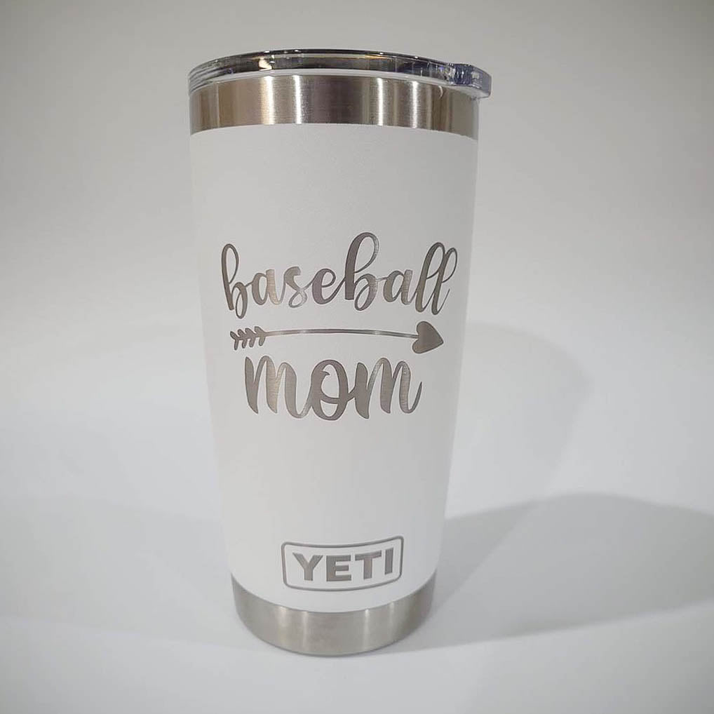 Baseball Mom - Engraved YETI Tumbler