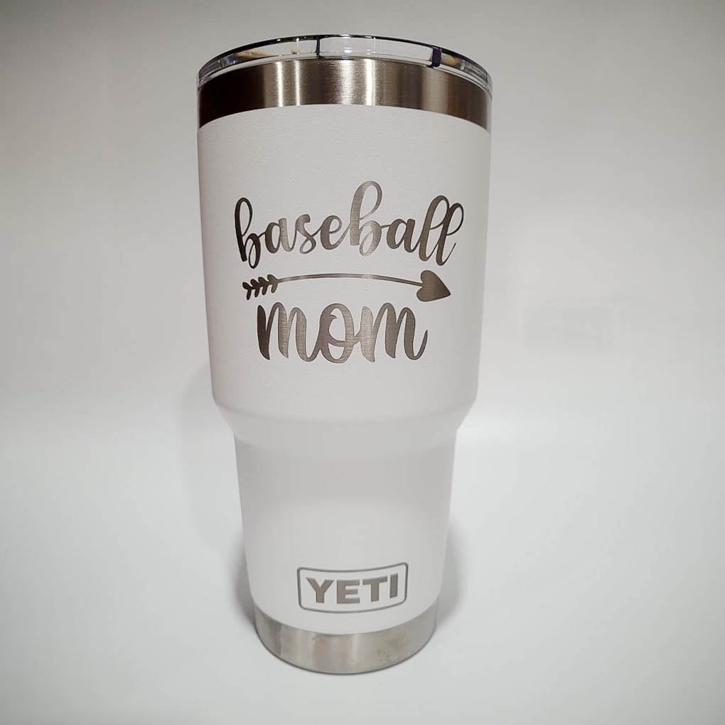 Baseball Mom - Engraved YETI Tumbler