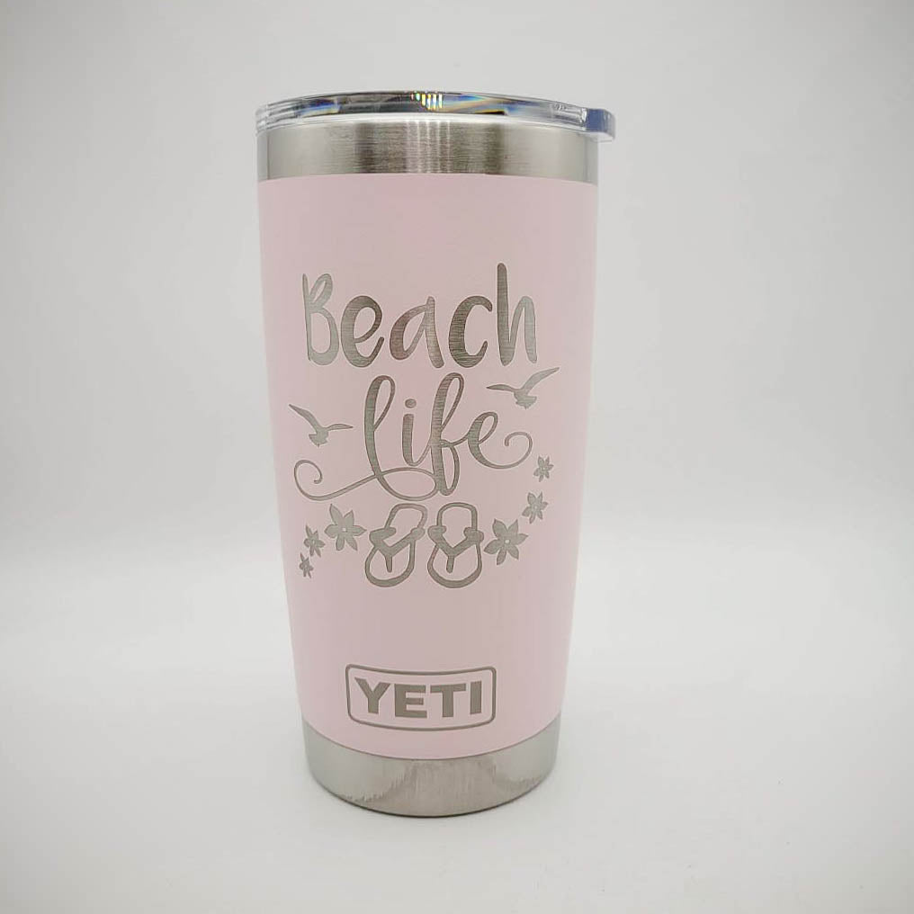 Beach Life - Engraved YETI Tumbler