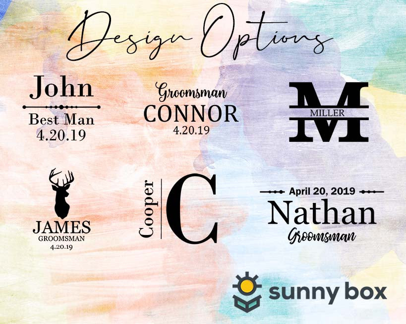 Engraved Beer Can Glass for Best Man or Groomsmen - Sunny Box