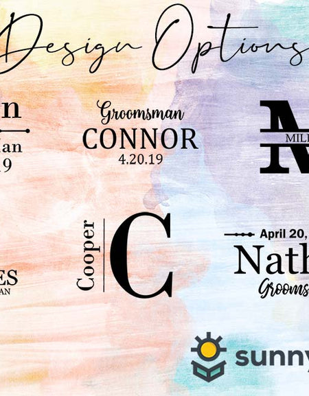 Engraved Glass Beer Mug for Best Man or Groomsmen - Sunny Box