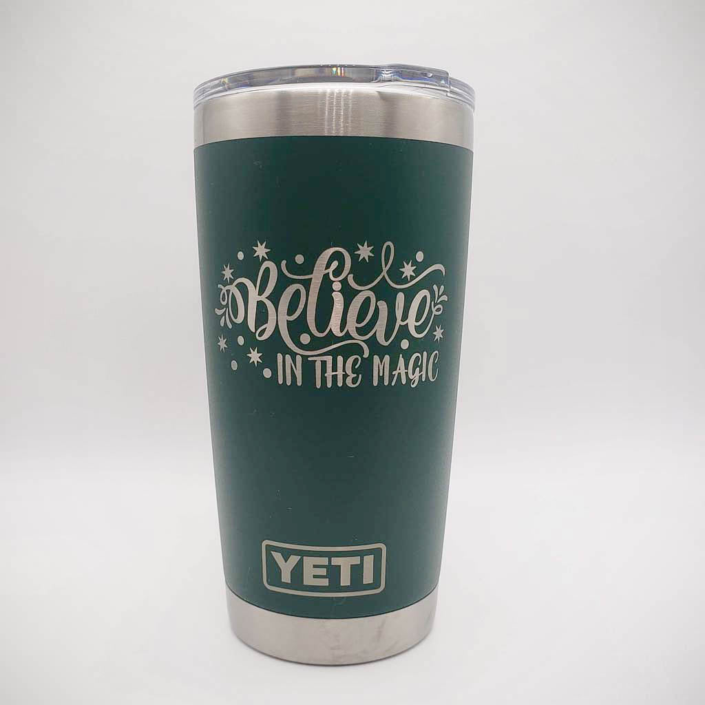 Believe in the Magic - Christmas Engraved YETI Tumbler