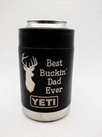 Best Buckin' Dad Ever Engraved YETI Tumbler