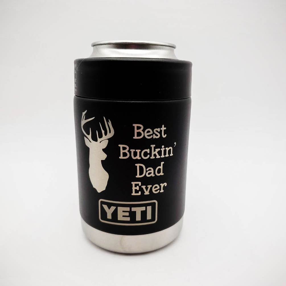 Best Buckin' Dad Ever Engraved YETI Tumbler