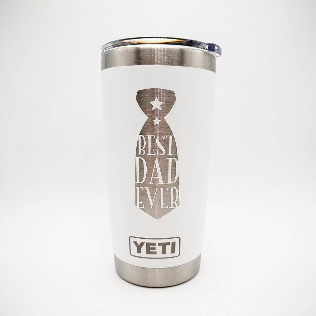Best Dad Ever Engraved YETI Tumbler