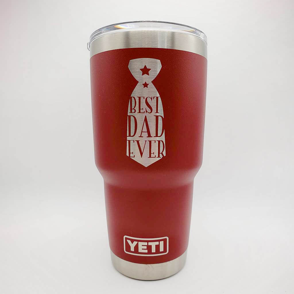 Best Dad Ever Engraved YETI Tumbler