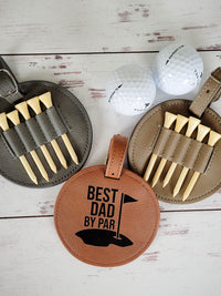 Personalized Golf Bag Tag Tee Holder by Sunny Box