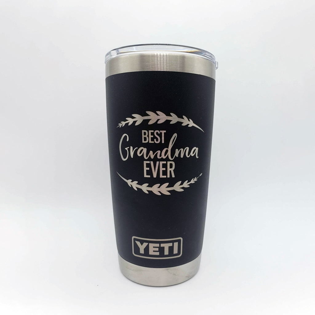 Best Grandma Ever Engraved YETI Tumbler
