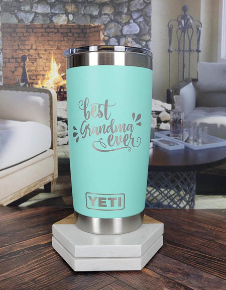 Best Grandma Ever2 Engraved YETI Tumbler