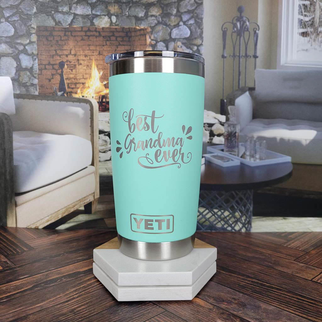 Best Grandma Ever2 Engraved YETI Tumbler