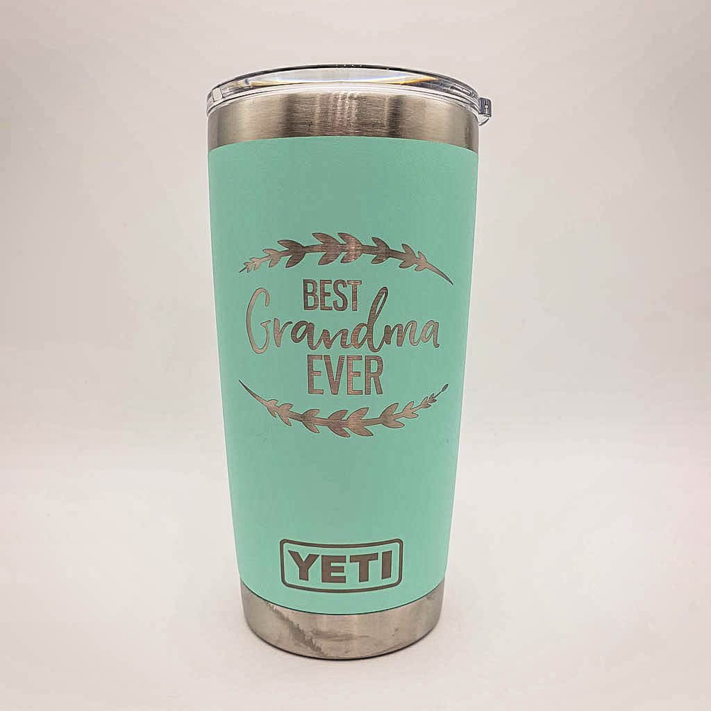 Best Grandma Ever Custom Engraved YETI Tumbler – Sunny Box