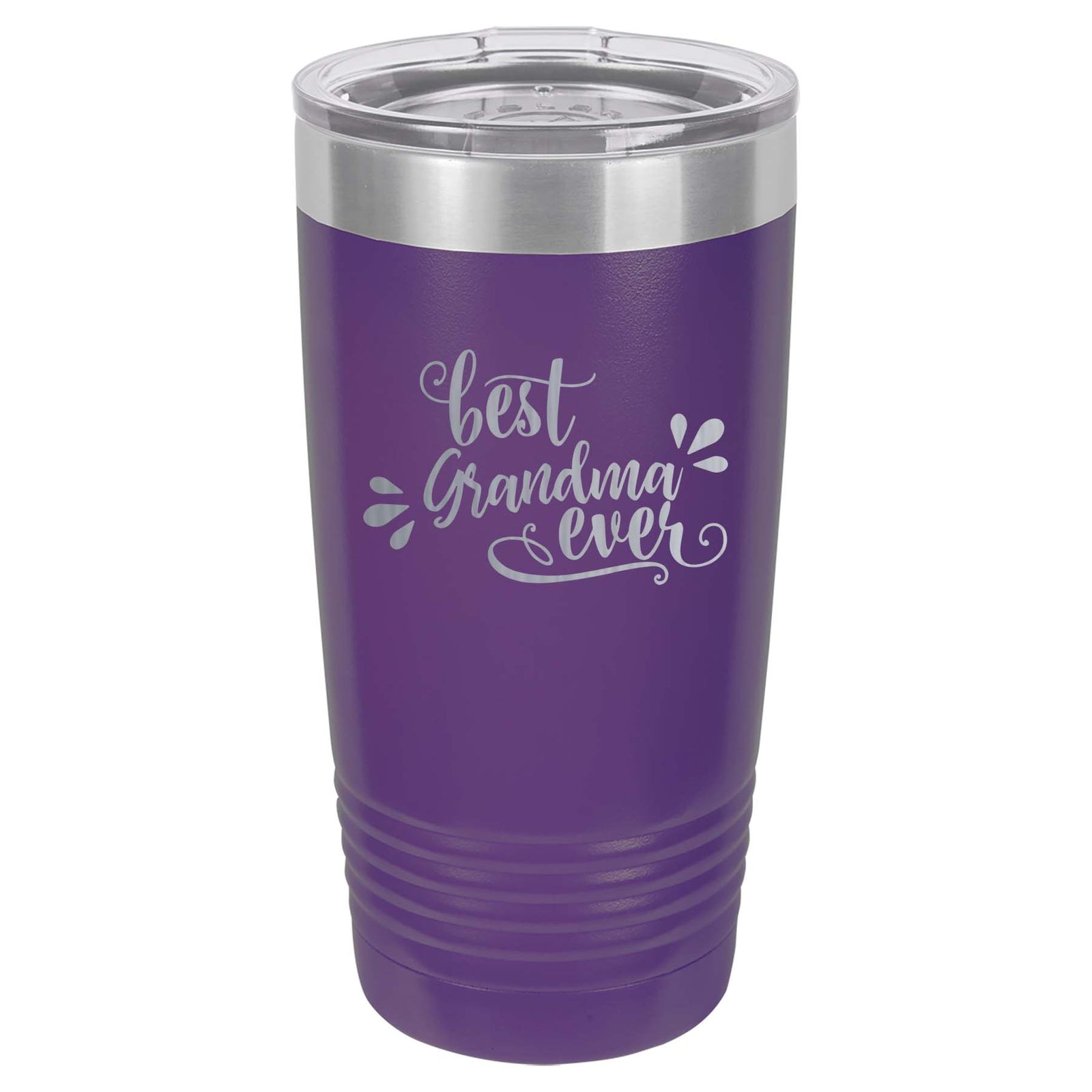 Best Grandma Ever - Engraved 20oz Purple Polar Camel Tumbler - Sunny Box
