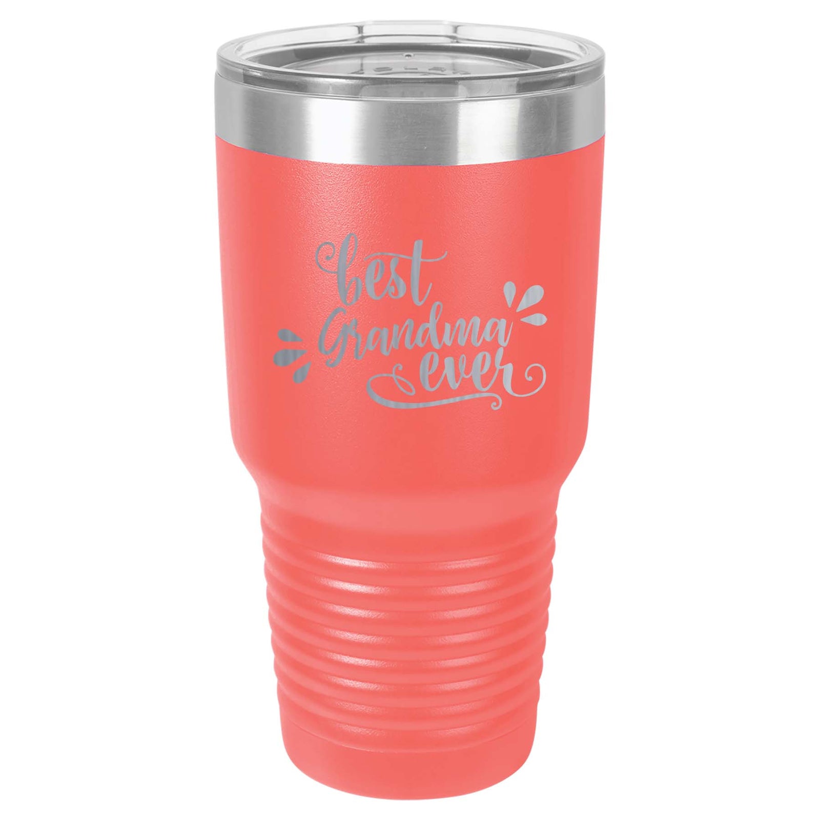 Best Grandma Ever - Engraved 30oz Coral Polar Camel Tumbler - Sunny Box