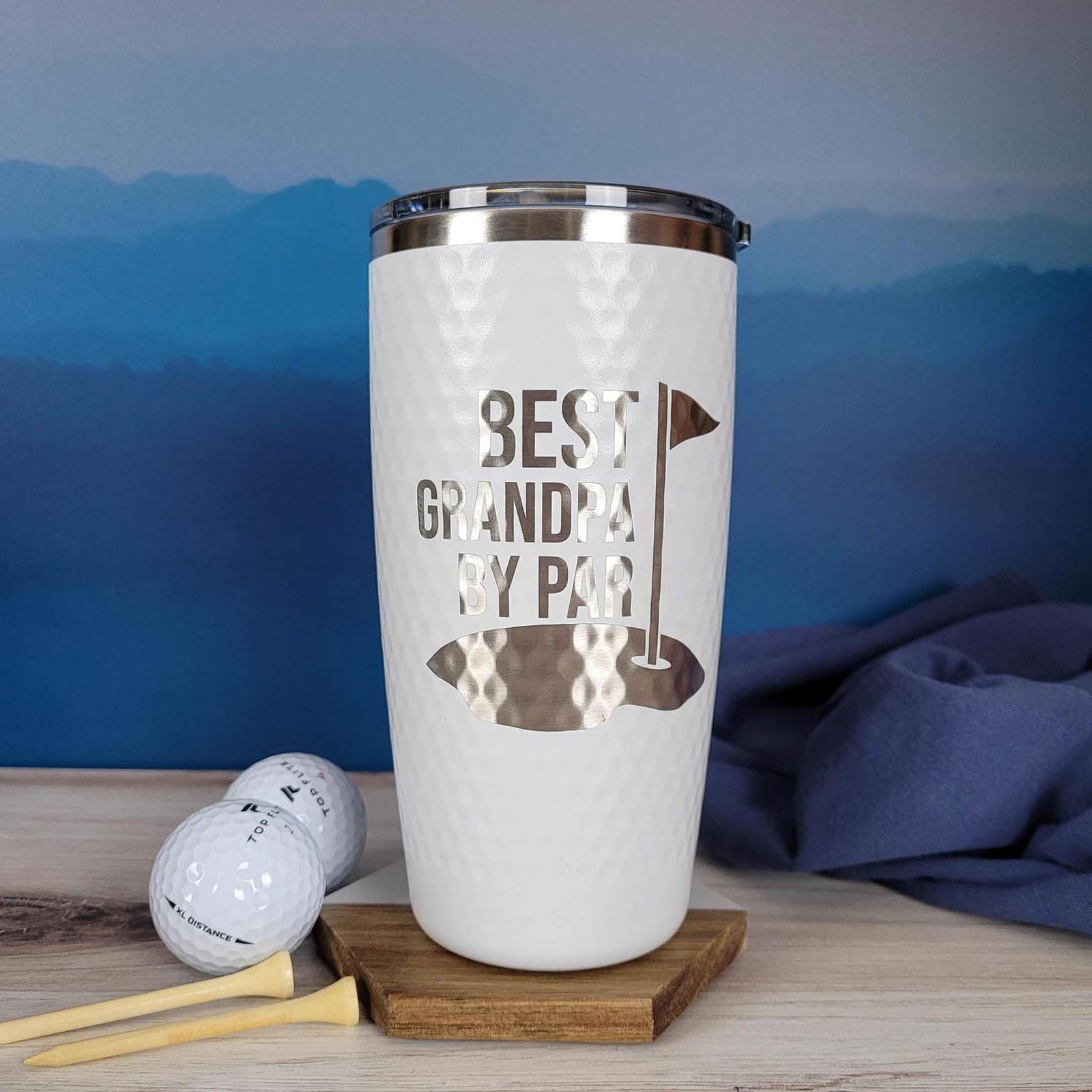 Best Grandma by Par - Engraved Polar Camel Tumbler