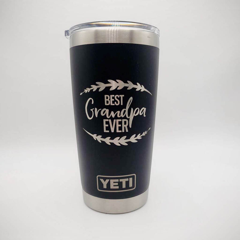 Personalized Custom Engraved YETI® or Polar Camel 20oz Tumbler BEST Papa By  Par, Grandpa Uncle Godfather Father Papa Daddy Daddy