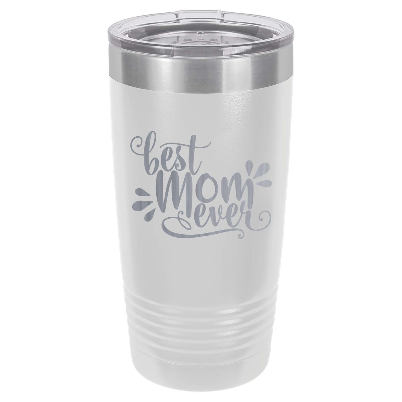 Best Mom Ever - Engraved 20oz White Polar Camel Tumbler - Sunny Box