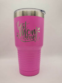Best Mom Ever - Engraved Polar Camel Tumbler  30oz Pink - Sunny Box