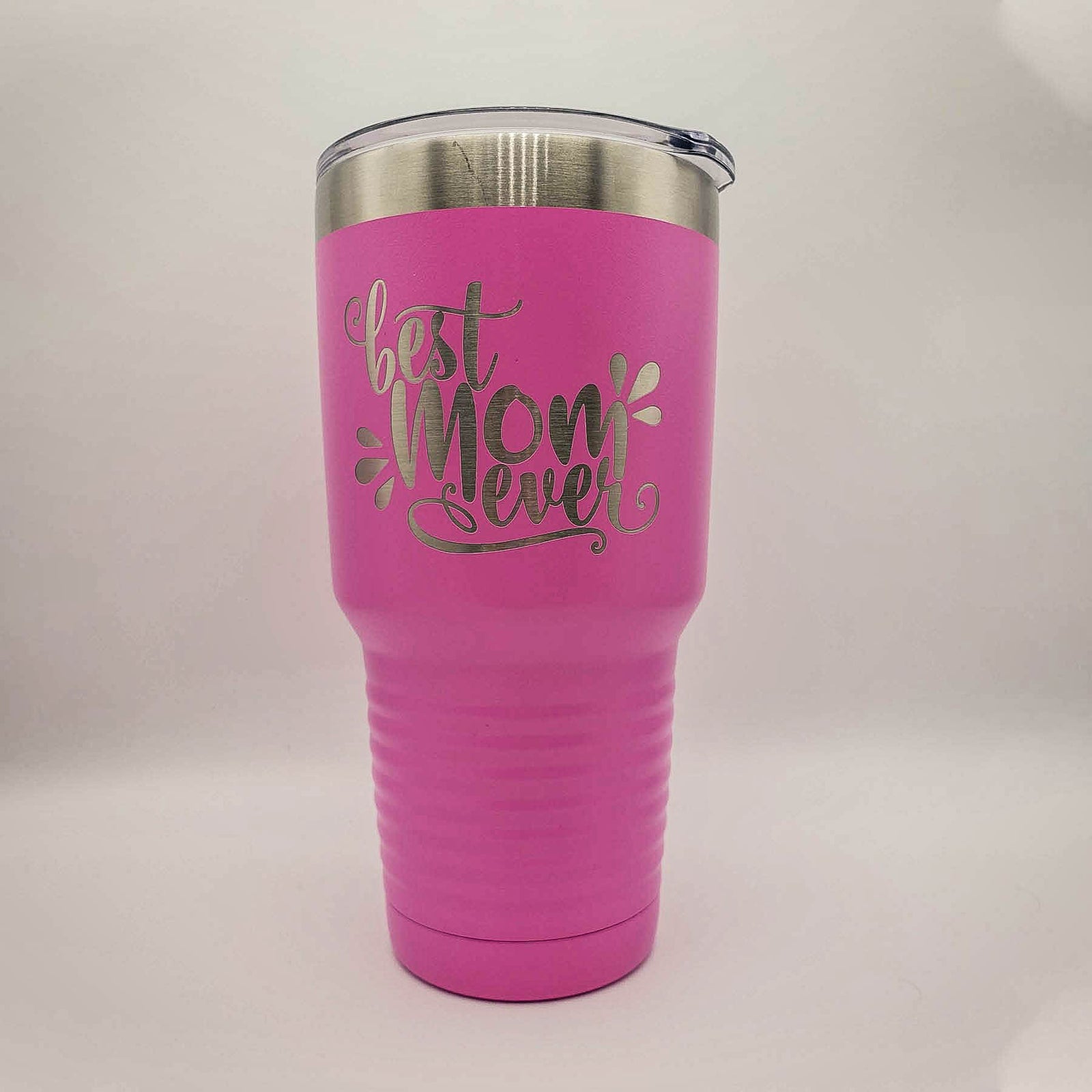 Best Mom Ever - Engraved Polar Camel Tumbler  30oz Pink - Sunny Box