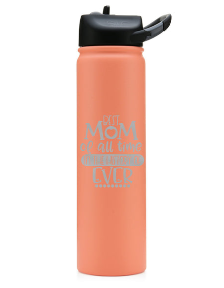 Best Mom of All Time Engraved 27oz SIC Water Bottle Sunny Box