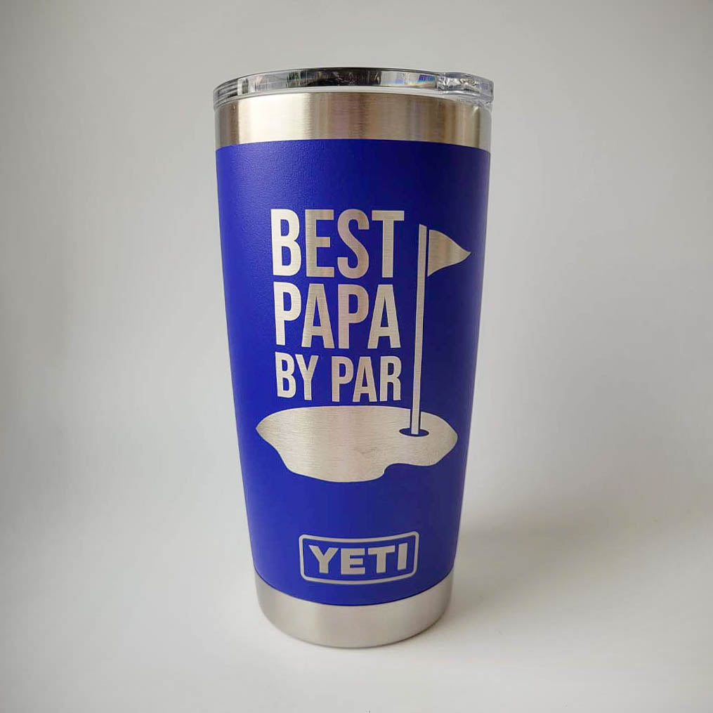 Best Papa By Par - Custom Engraved YETI