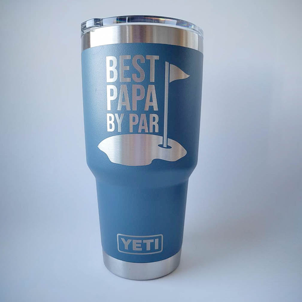 Best Papa By Par - Custom Engraved YETI