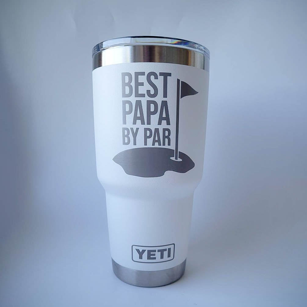 Best Papa By Par - Custom Engraved YETI
