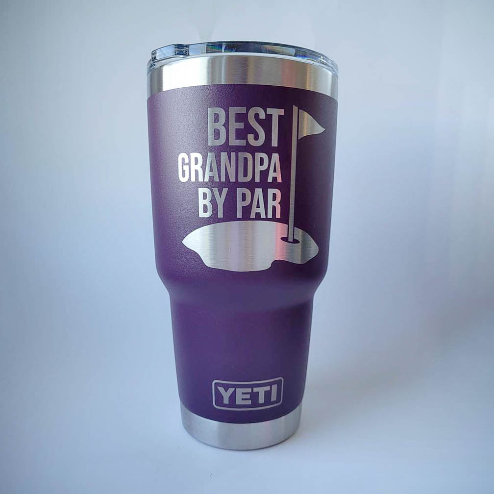 Best Grandpa By Par - Custom Engraved YETI